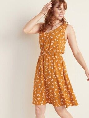 Old Navy Empire Waist Dress, Size L